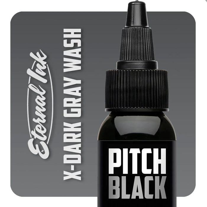 Pitch Black X-Dark Gray Wash - Eternal Tattoo Ink