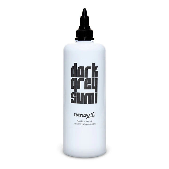 Intenze Dark Grey Sumi Wash Japanese Tattoo Ink