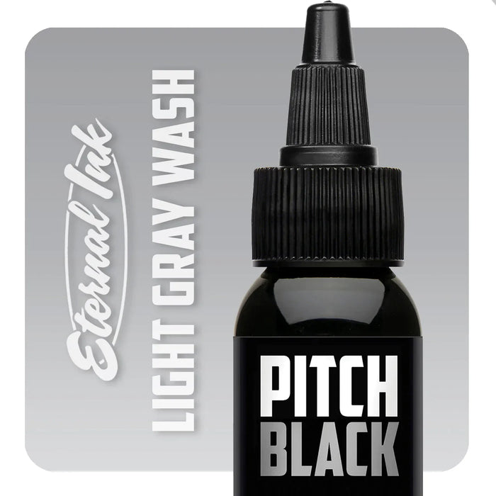 Pitch Black Light Gray Wash- Eternal Tattoo Ink
