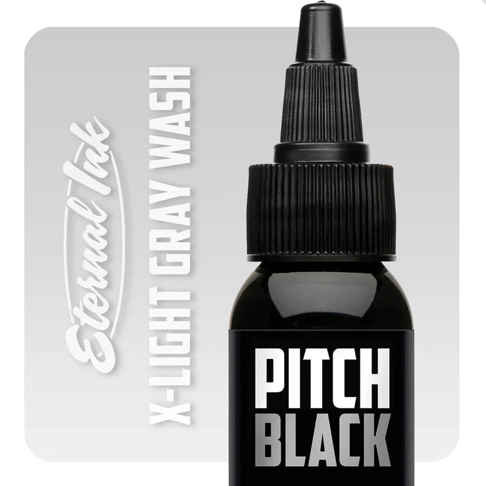 Pitch Black X-Light Gray Wash- Eternal Tattoo Ink