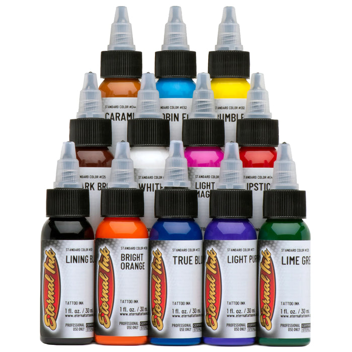 Eternal Tattoo Ink Sample Color Set