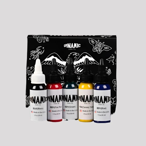Dynamic Tattoo Ink Traditional 1oz Color Set