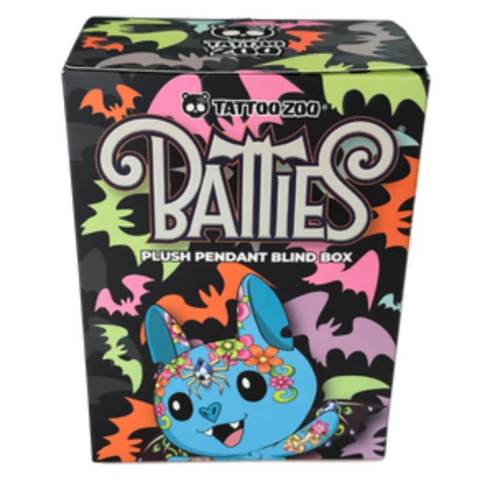 Tattoo Zoo 8in. Batties Plush Pendant Blind Box