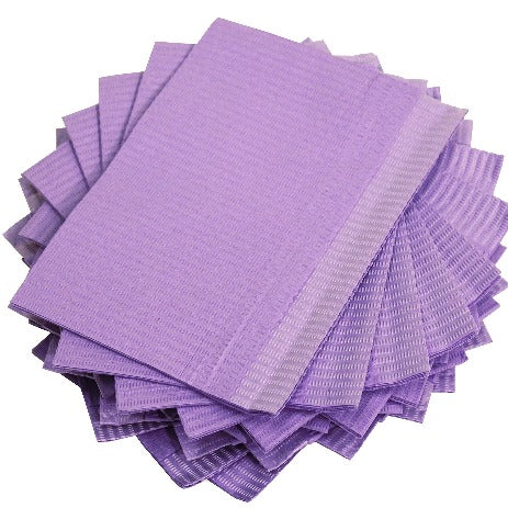 Adenna Violet Dental Bibs 18"x13"