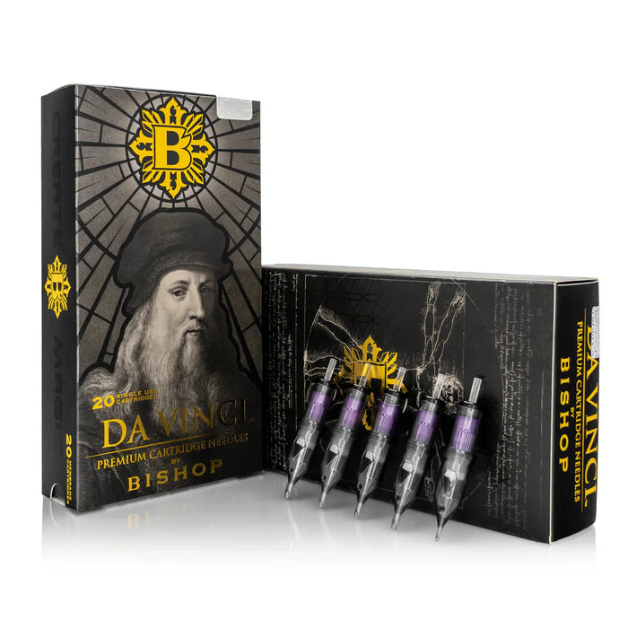 Bishop Da Vinci V2 Cartridges #6 Long Taper Super Bugpin Round Liner