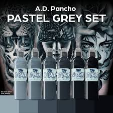 World Famous A.D. Pancho Pastel Grey Set