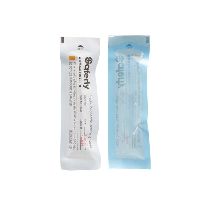 Disposable 0g Receiving Tubes - box of 50