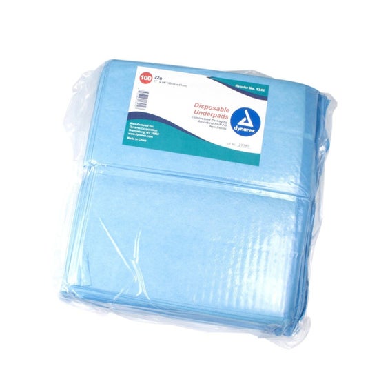 Dynarex Underpads 17"x 24" Disposable