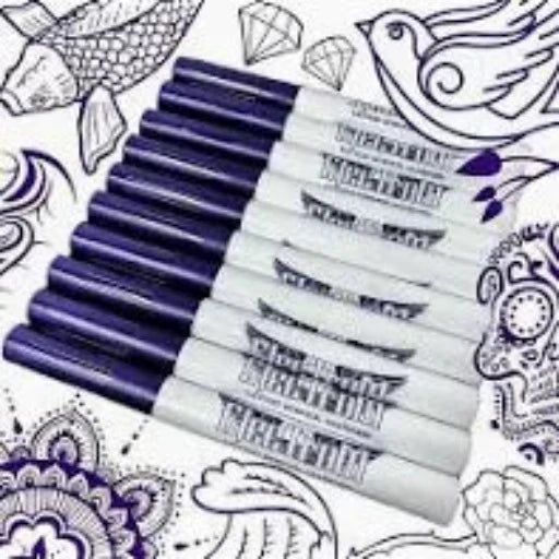 Electrum Dual Tipped Tattoo Stencil Marker - 25 count