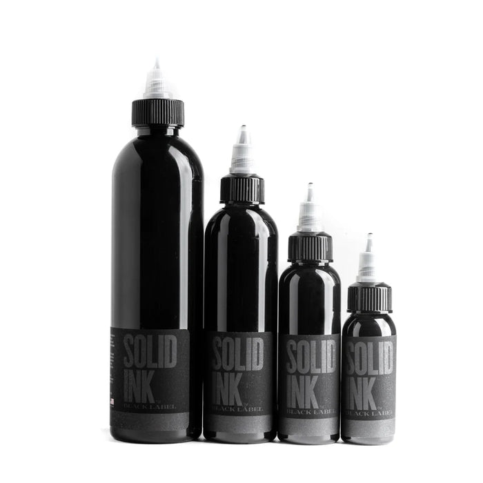 Black Label Lining Black Solid ink