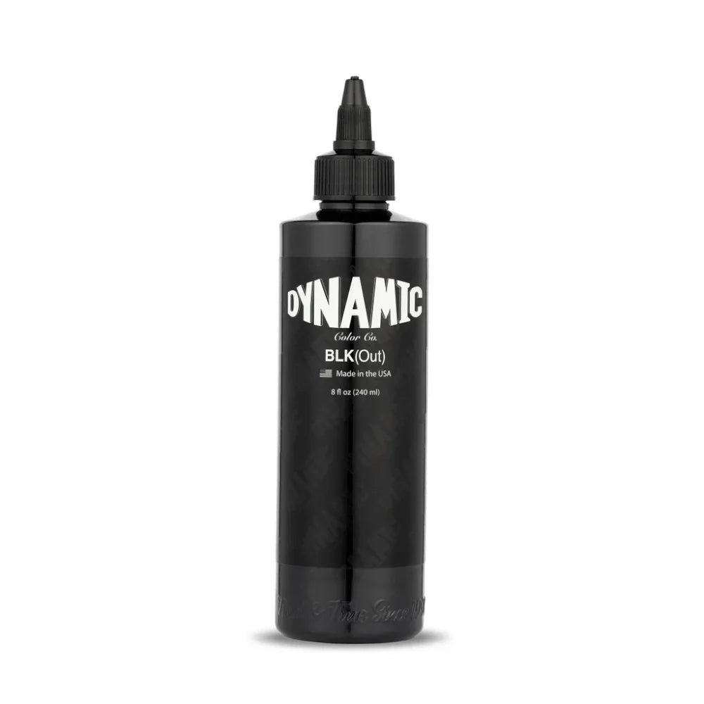 Dynamic BLK (Out) Tattoo Ink 8oz — All American Tattoo Supply LLC