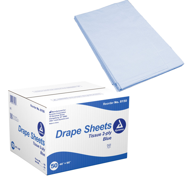 Dynarex Drape Sheets   2PLY