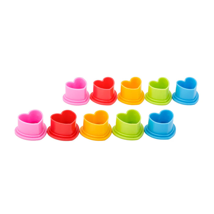 Saferly Heart Ink Caps