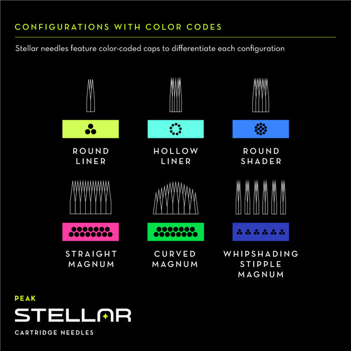 Peak Stellar Needle Cartridges #12