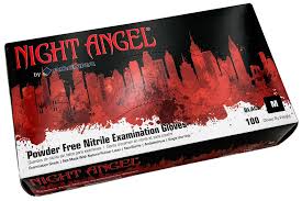 Night Angel Nitrile Exam Glove