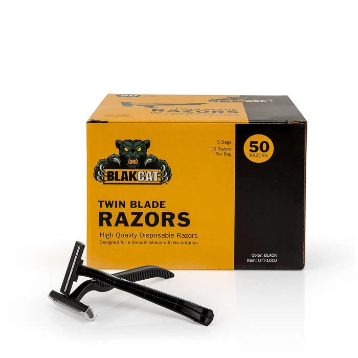 BlakCat Twin Blade Disposable Razors
