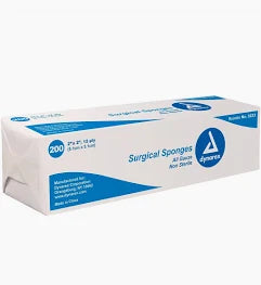 Surgical Sponges Non Sterile 12 Ply 2" x 2"